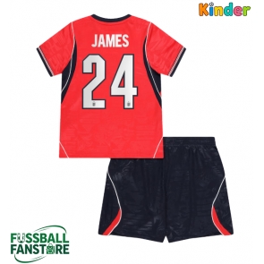 England Reece James #24 Replik Auswärtstrikot Kinder WM 2026 Kurzarm (+ Kurze Hosen)
